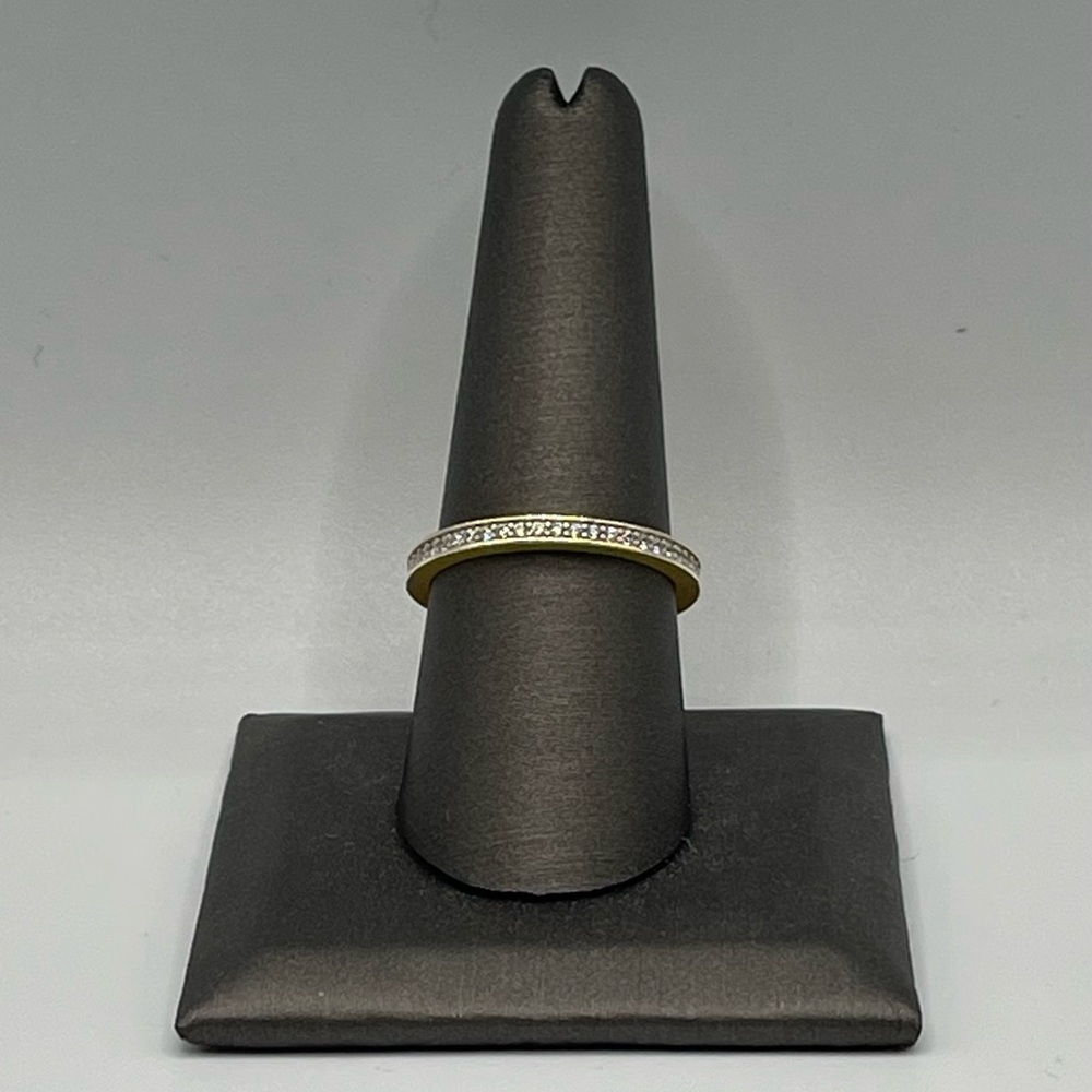 Freida Rothman Stacking Ring with CZ Stones